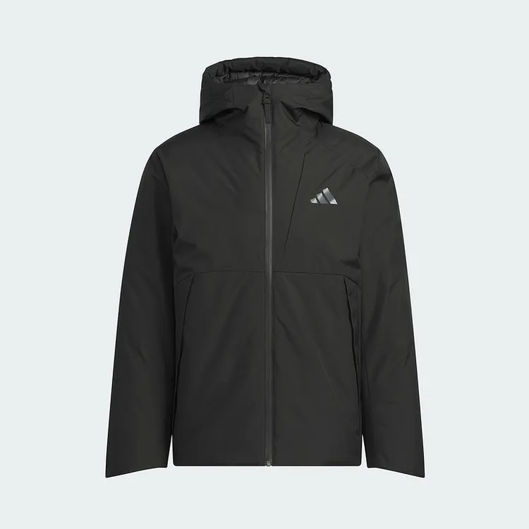 阿迪达斯adidas男子新款冬季保暖600蓬防风御寒连帽羽绒服 KQ5505
