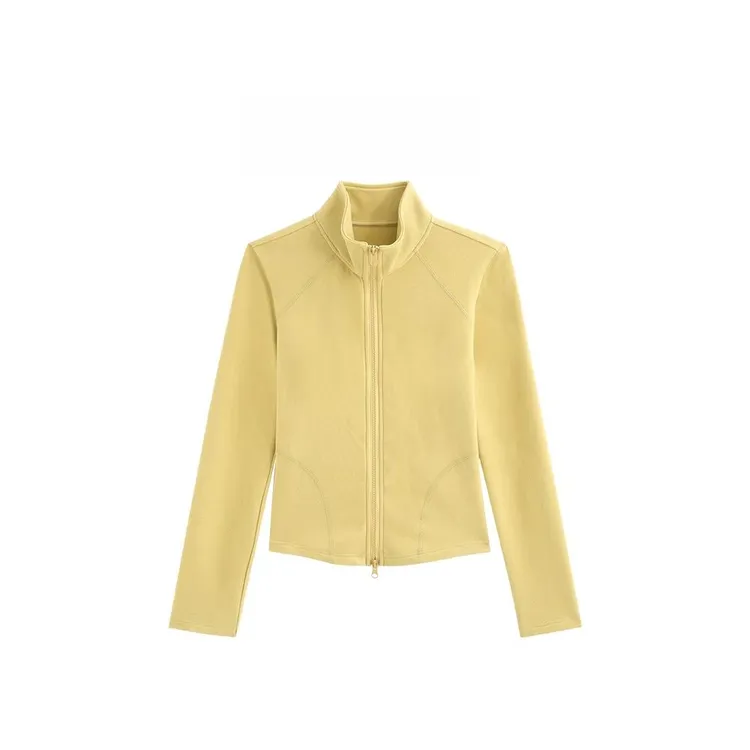 （松弛契约）2025秋季时尚简约舒适立领外套女（小个子版)