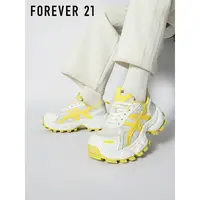 F21老爹鞋女2025新款春秋网面透气厚底增高超好看休闲百搭运动鞋