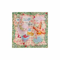 未使用 Hermes/爱马仕 Jessie“水果野餐90方巾TP032505