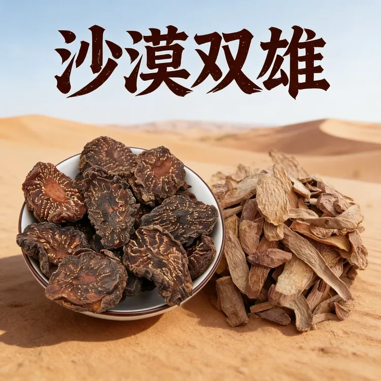 【沙漠双雄】肉苁蓉+锁阳 可泡水泡酒农产品