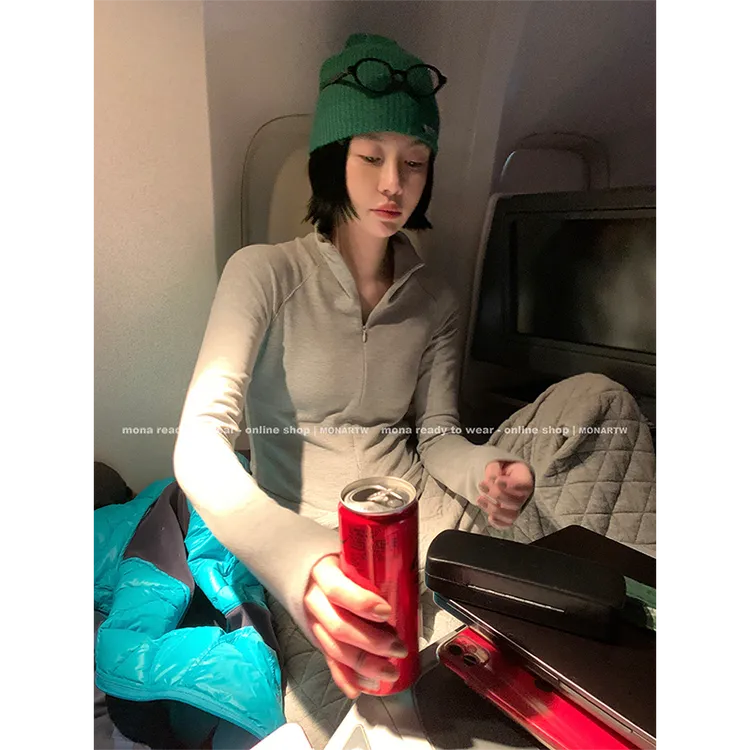 【Mona张绮贤】MONA抑制细菌工艺极简打底衫 O125Y17928