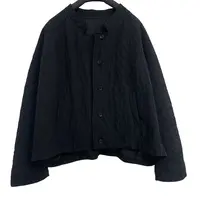 恬小霓（玲玲姐精选）1476/黑色/泡泡/菱格纹/短款/上衣/时尚/百搭