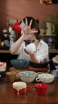 瓷片小碗+黑色小双耳  微瑕 凑满20发货