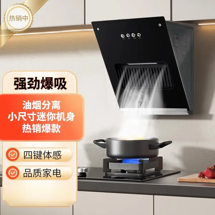 小户型抽油烟机家用小型大吸力小尺寸公寓厨房简易侧吸式吸油烟机