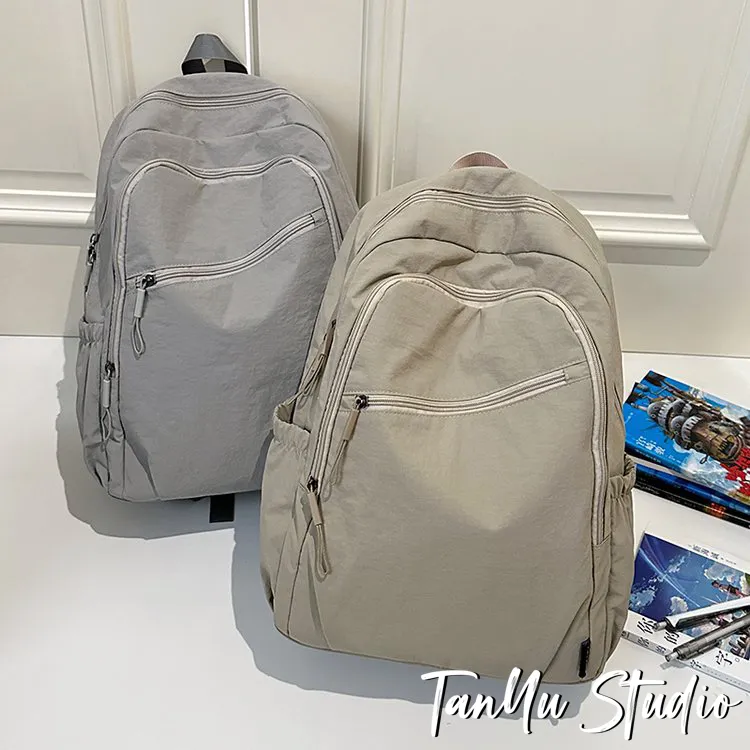 探屿新款双肩包大容量徒步休闲爬山旅行包户外背包初中生书包百搭