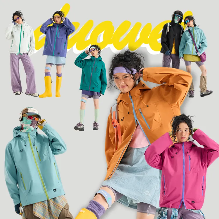 夺威防风连帽秋季休闲保暖情侣户外运动潮流夹克外套15