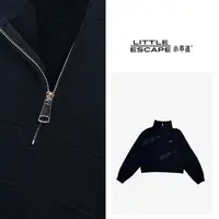 小乖逃休闲舒适藏蓝卫衣小天鹅秋冬高领宽松Z0032