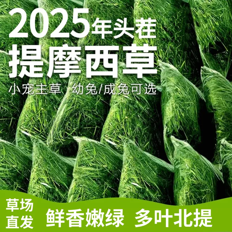 [晒干提摩西草]25年新草 兔子草 粗纤维高 磨牙 干草 甘肃北提