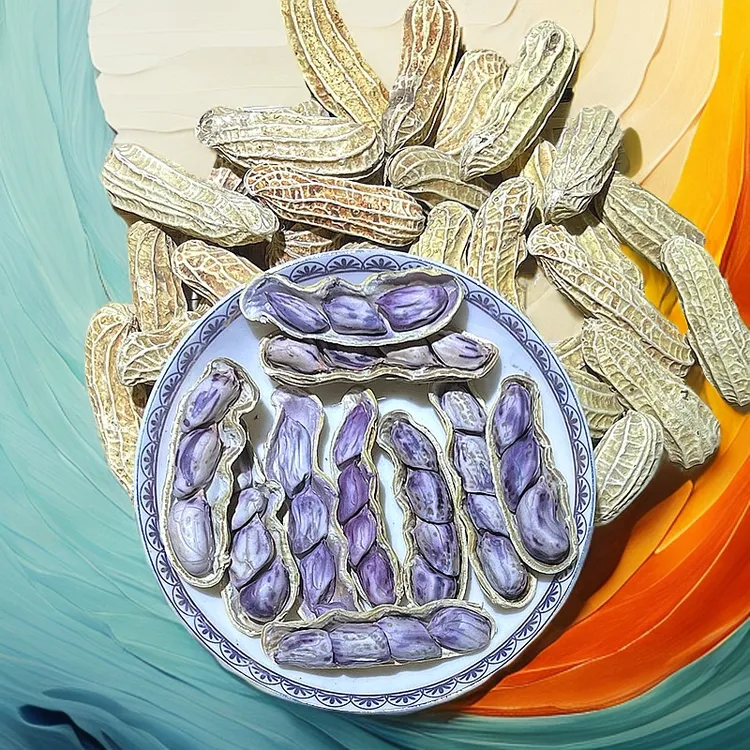 新谢谢熊云南七彩水煮花生龙岩工艺自制香脆可口坚果特产