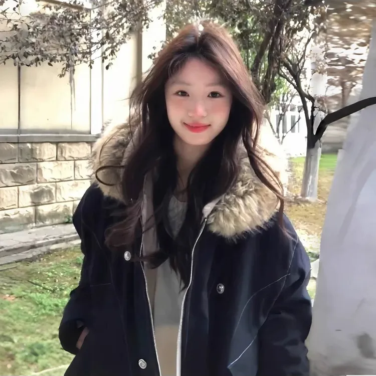 美式棉服女款2025新款冬季棉衣座山雕派克服小个子短款棉袄外套潮