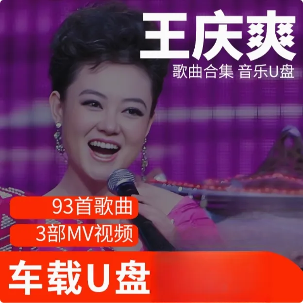 王庆爽歌曲U盘车载流行音乐优盘MP3高音质车用经典老歌新歌合集