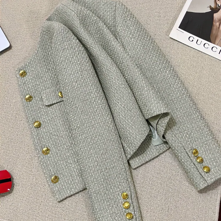 秋冬季新款小香风气质高端轻奢洋气时尚设计感外套女百搭韩系减龄