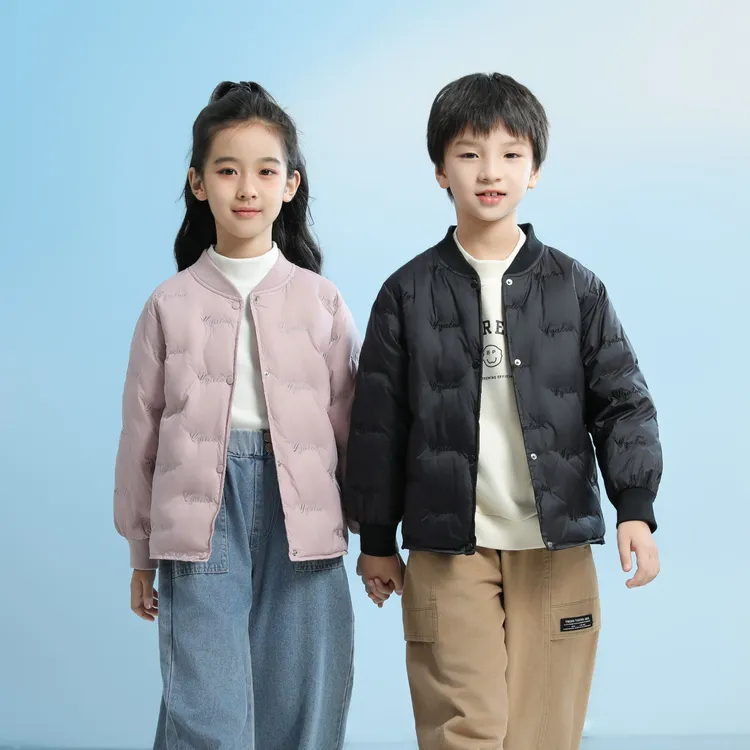 雅鹿童装校服神器25年新款儿童羽绒服内胆短款中大童羽绒服儿童