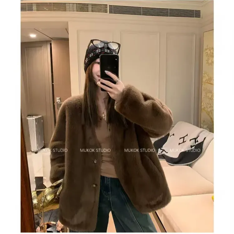 女不起球成人保暖常规款厚款双面秋冬时尚韩版2652