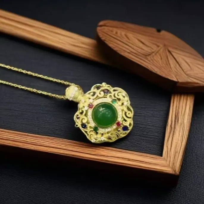 创意饰品镂空平安锁