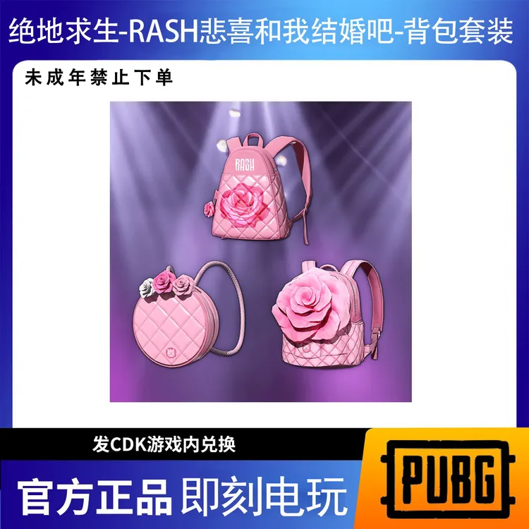PUBG绝地求生悲喜和我结婚吧 背包套装CDK激活兑换码