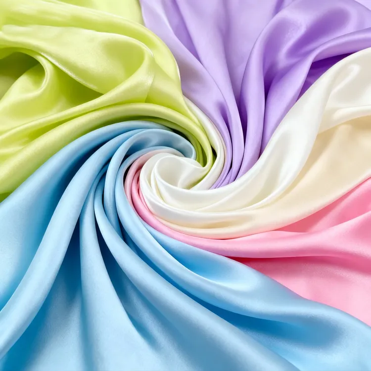 水波珠光感欧根纱面料汉服连衣裙舞台服LO裙手工DIY垂感服装布料