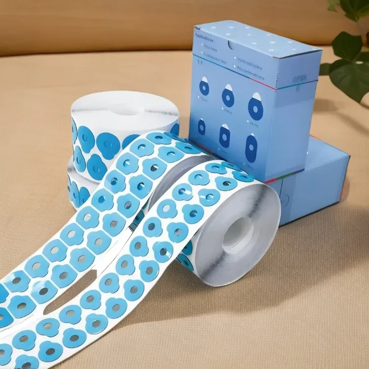 （2卷组合更优惠）眼镜镜片加工双面胶 防滑轴 --到手2卷，1000片/卷