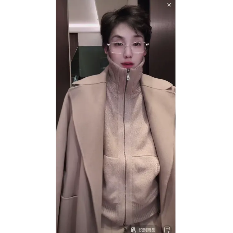 JCLP 美丽诺羊毛  意大利纺纱技术 针织拉链 毛衣 1092  MY0651