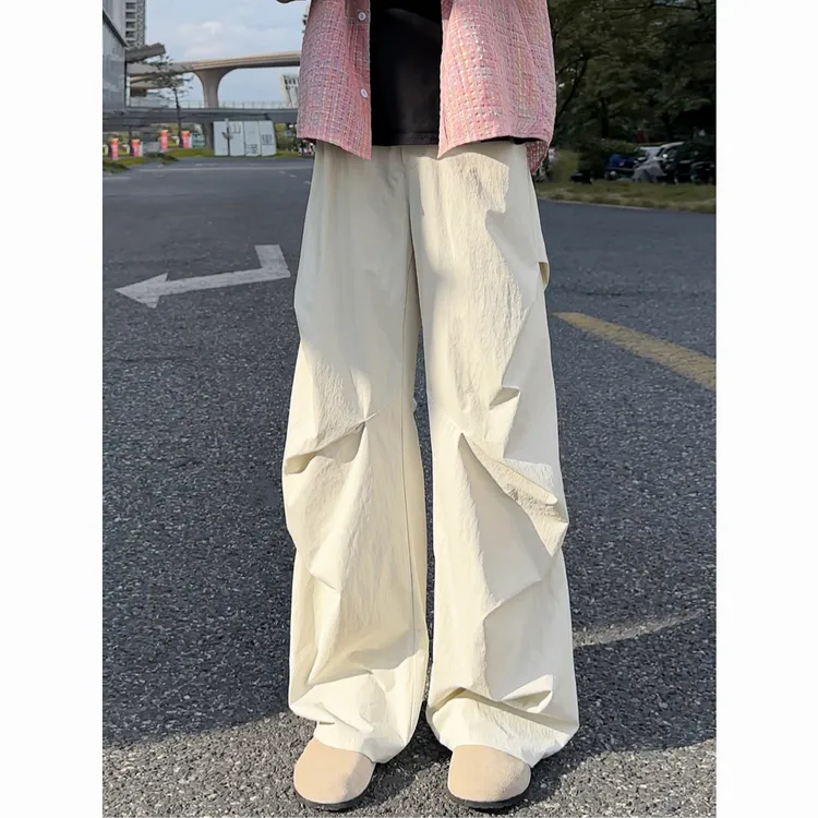 秋季cleanfit工装裤男潮牌美式宽松运动伞兵裤户外潮流登山裤