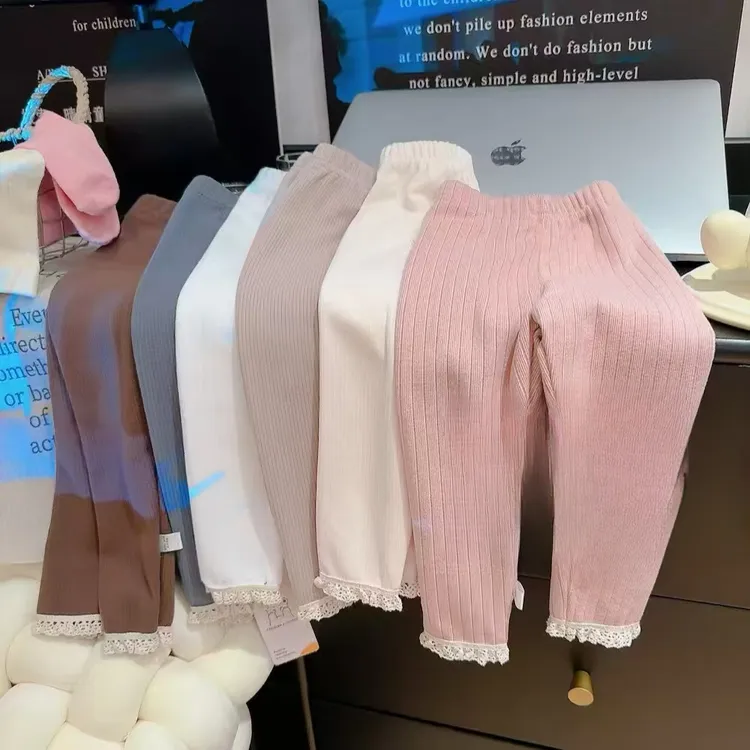 【SUger Yuu自制】儿童花边德绒打底裤