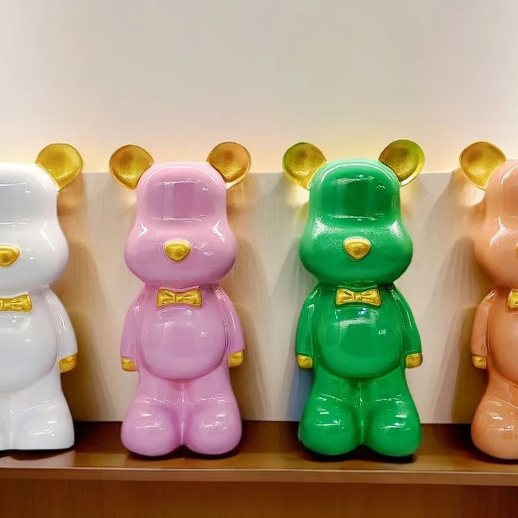 客厅暴力熊存钱罐生日乔迁礼物男孩女孩新年存压岁钱客厅展示柜