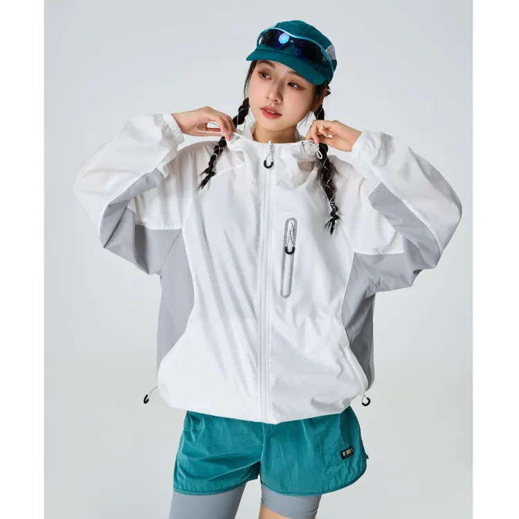 【凉感透气+轻薄速干+男女同款】ppge夏季户外运动宽松防晒衣外套