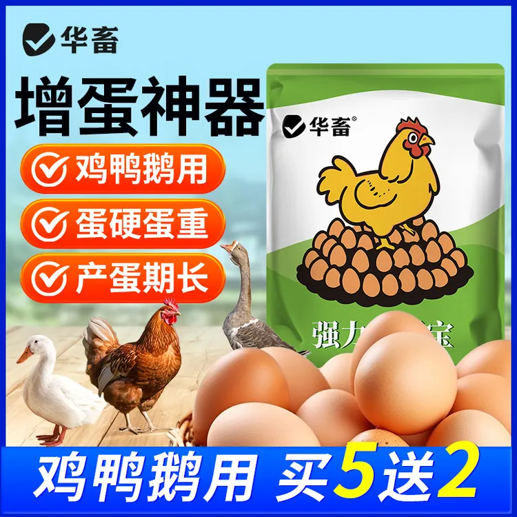 【正品】增蛋宝蛋多多增蛋神器靓蛋多鸡鸭鹅下蛋多延长产蛋期S商品图