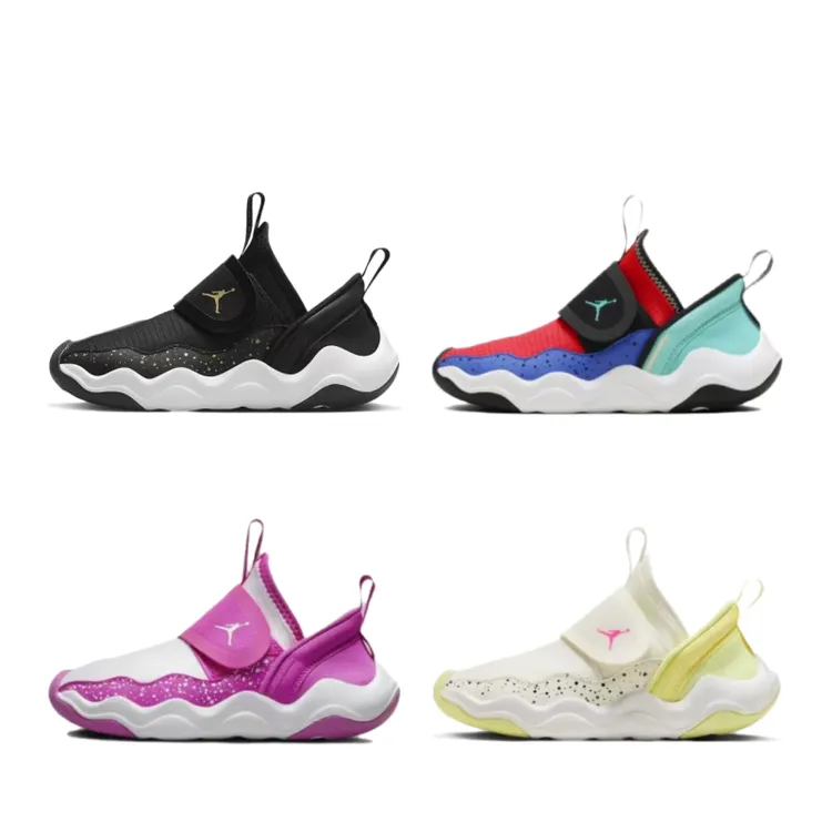 Nike耐克AJ儿童鞋小鲨鱼男女童春秋薄款网面舒适缓震运动鞋DQ9293