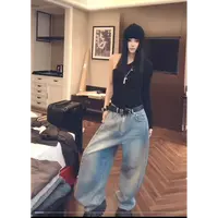 RUYIFASH阔腿牛仔裤