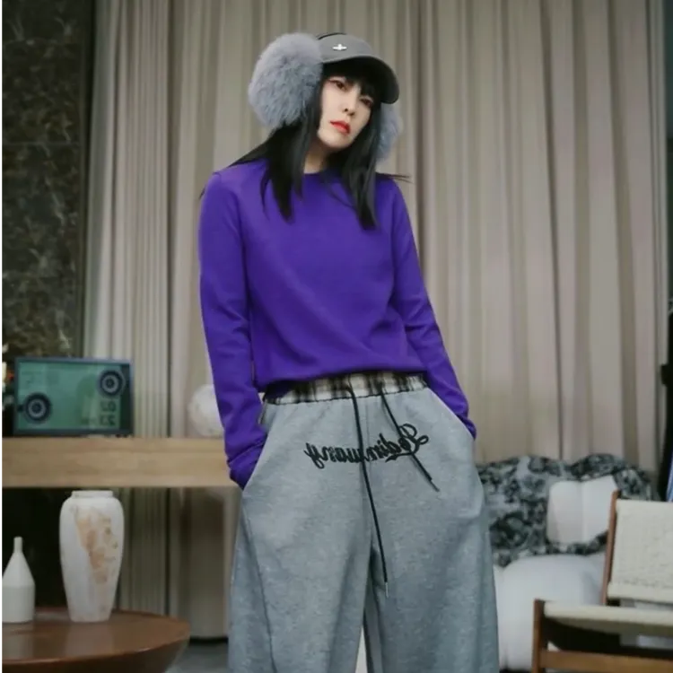 infobyfive2025秋冬九色鹿长袖基础套头针织衫毛衣壹NF0510550