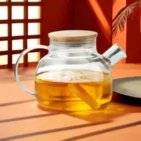 玻璃水壶大容量耐热家用透明煮茶壶耐高温冷水壶电陶壶家用茶壶