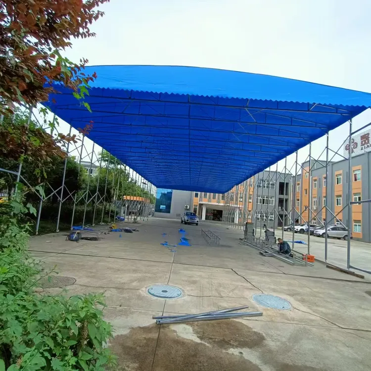加厚定制户外伸缩雨棚停车遮阳酒席摆摊适用帐篷