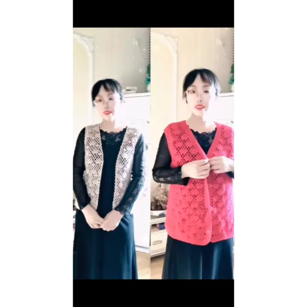 两款春秋马甲教程