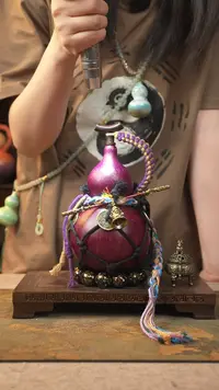 371大漆葫芦一物一拍记葫堂出品不带手串