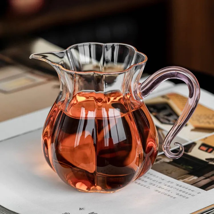 玻璃洛神公道杯家用专用茶具公杯高级耐高温透明耐热茶壶泡茶专用