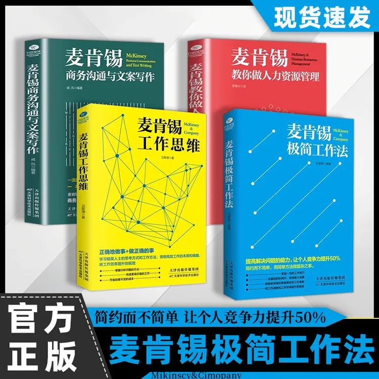 麦肯锡极简工作法 提升能力简约而不简单企业管理