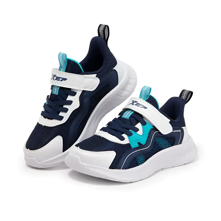 特步儿童四季新款跑鞋大童防滑透气舒适密网运动鞋675116119143