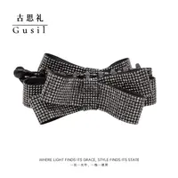 古思礼韩系闪钻多层蝴蝶结盘发香蕉夹GS9514