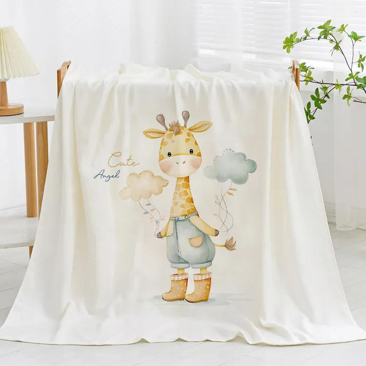 【贝瑞拉 竹棉浴巾】-婴儿10A纱布浴巾裹巾超柔6层纱布浴巾盖毯