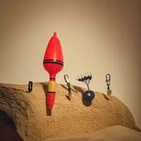 红色中号肚漂 +连接器 矶钓远投