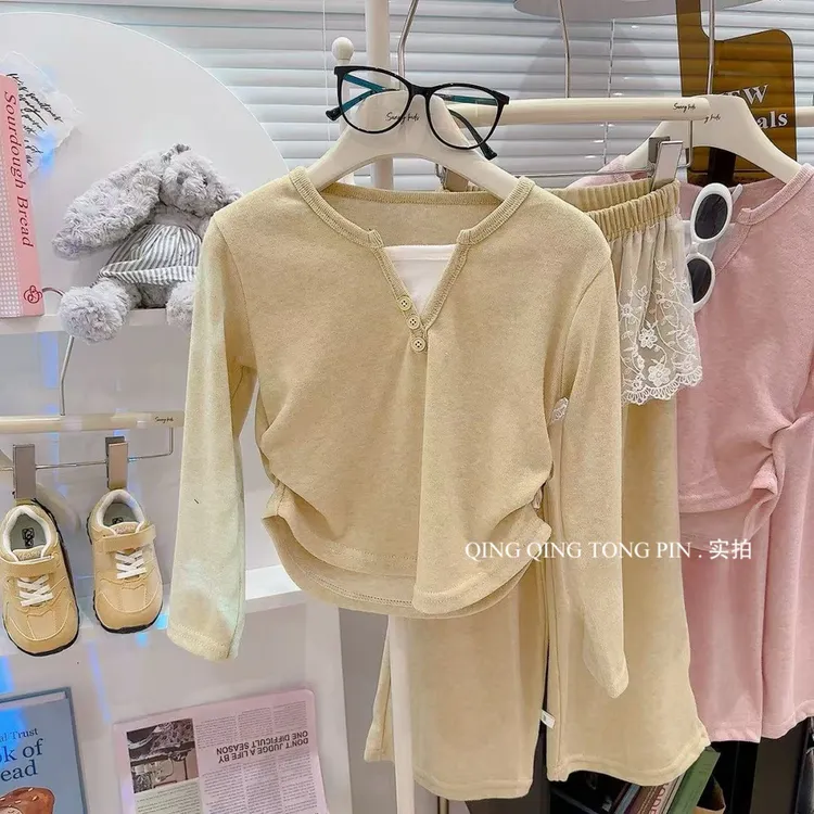 2025新款亲子款学院风女春秋套装休闲风卫衣拉链时尚大童韩版宽松