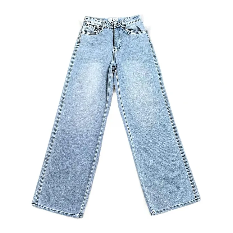 二师兄牛仔春季窄版直筒裤97Y32