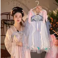 海宁1【碧海星辰】2025新款女童国风仙气中国风夏季汉服2561