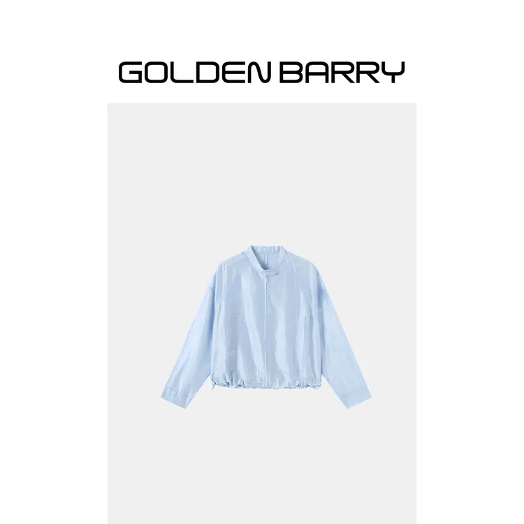 GOLDENBARRY「轻澜」休闲运动夏季轻薄夹克外套126002