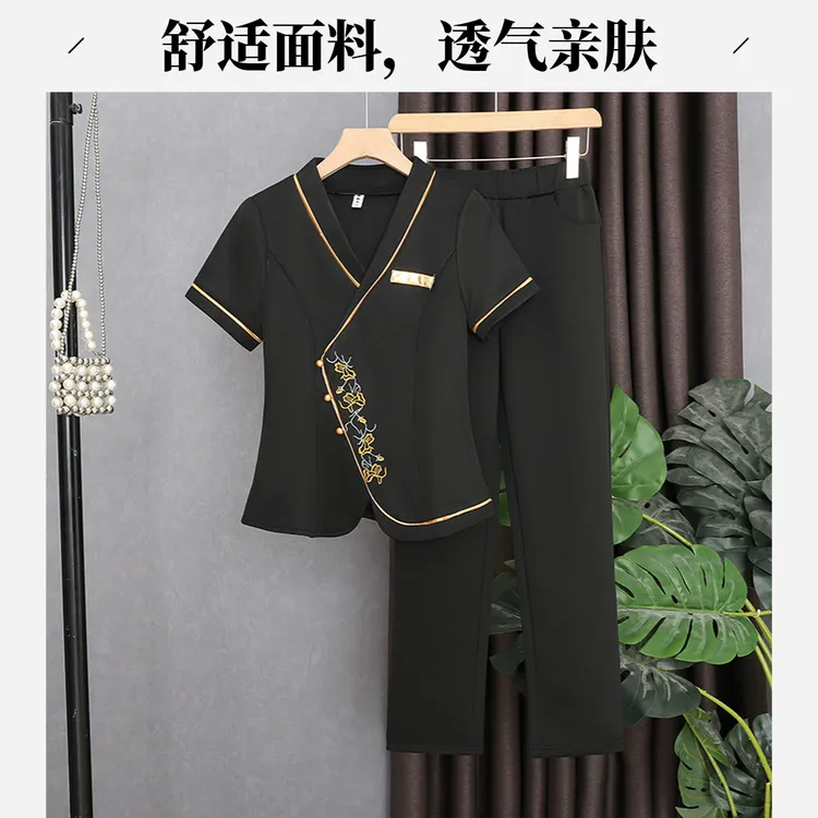 夏季套装女两件套高级感轻奢高端流行时尚潮牌洋气休闲服爆款显瘦