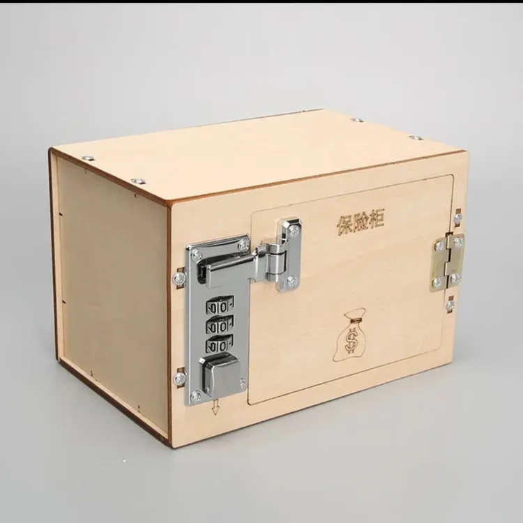 木制玩具拼装保险柜