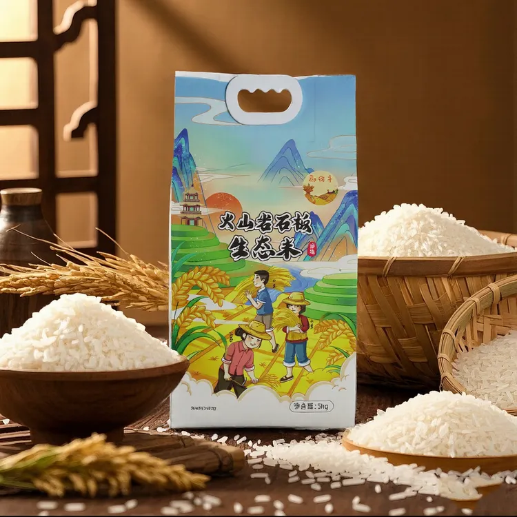 【丽莎小武优选】2025年新磨火山岩石板大米大米响水大米10斤一袋