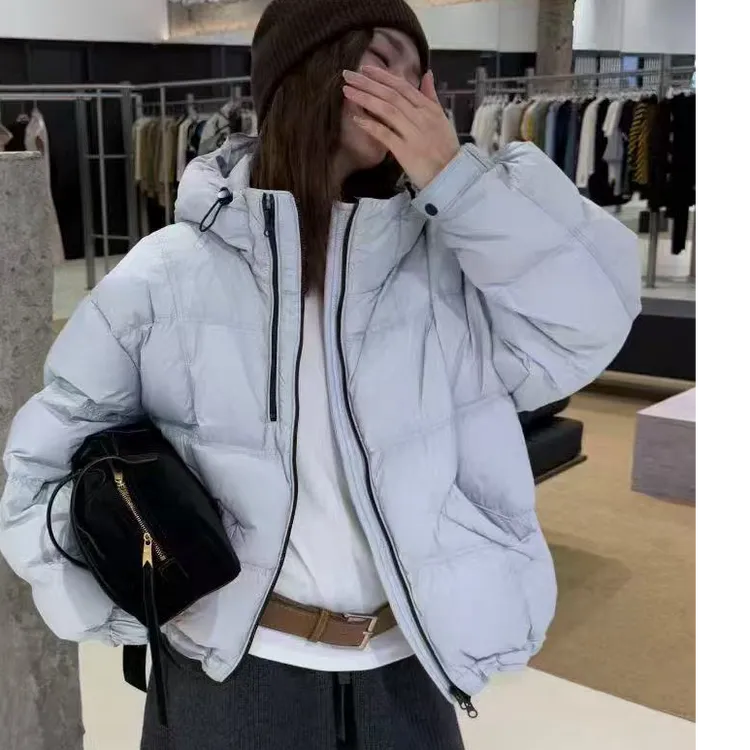 【摩姐姐欧韩】10218冬季新款宽松洋气加厚连帽羽绒服外套